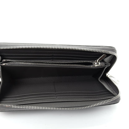 Christian Dior HOMME Grained Calfskin Zipped Wallet Grey 5 of 7