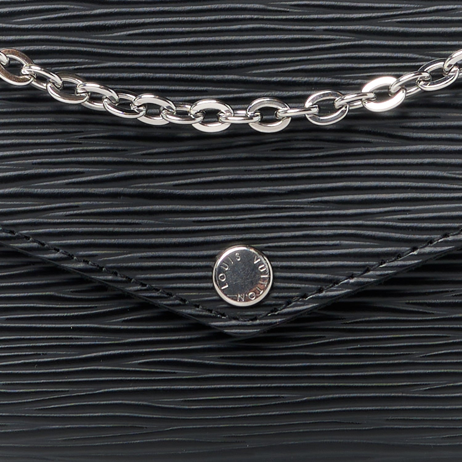 Louis Vuitton Epi Pochette Felicie Black 13 of 14