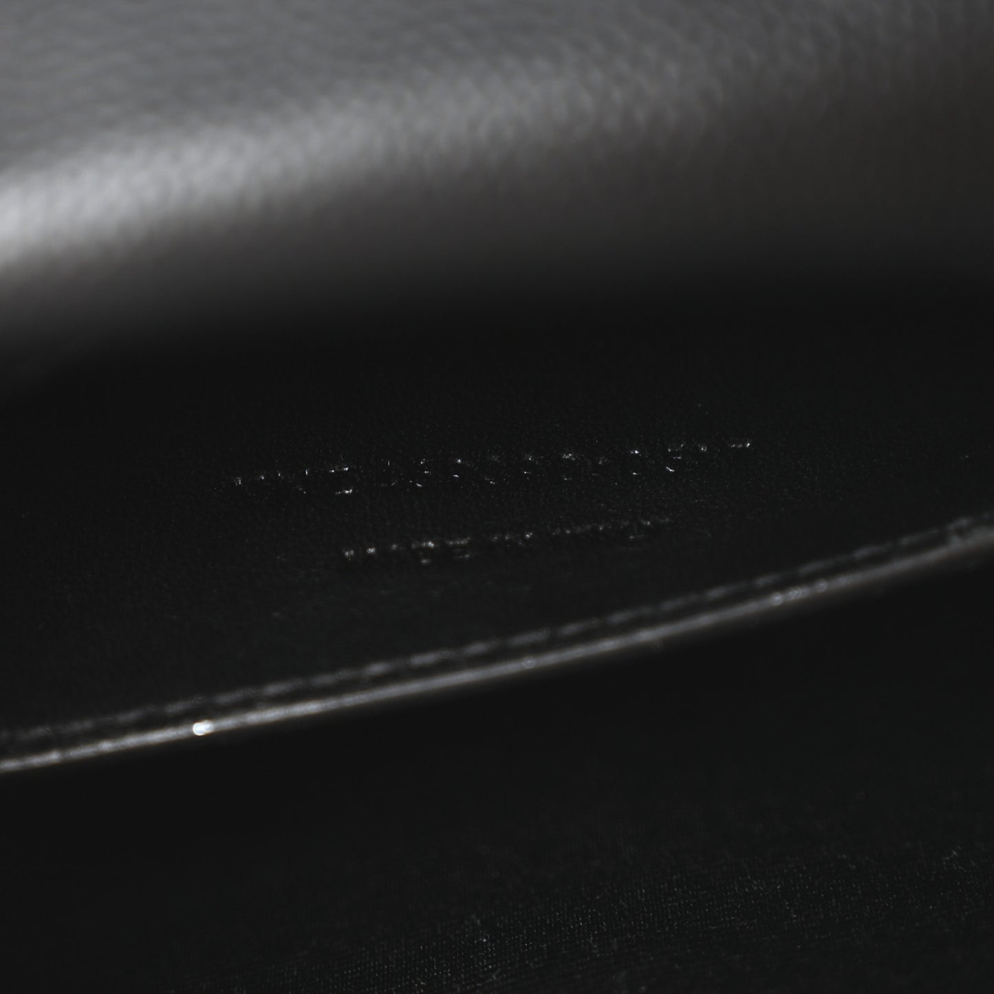 Grain De Poudre Small Monogram Monochrome Kate Satchel Black