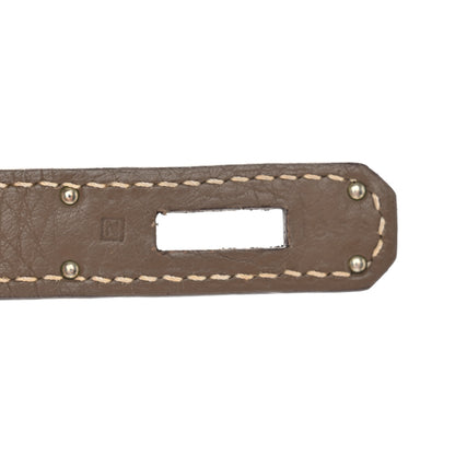 Hermes Taurillon Clemence Jypsiere 28 Etoupe 6 of 9