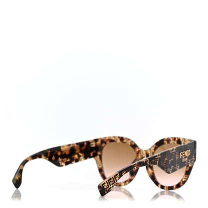 Fendi Acetate Fendi Roma Cat Eye Sunglasses FF 0435/S Havana 4 of 7