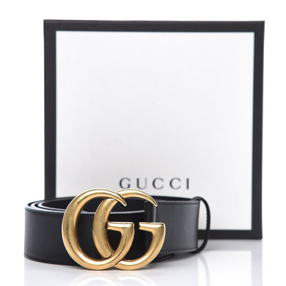 Gucci Calfskin Double G 40mm Belt 90 36 Black 8 of 8