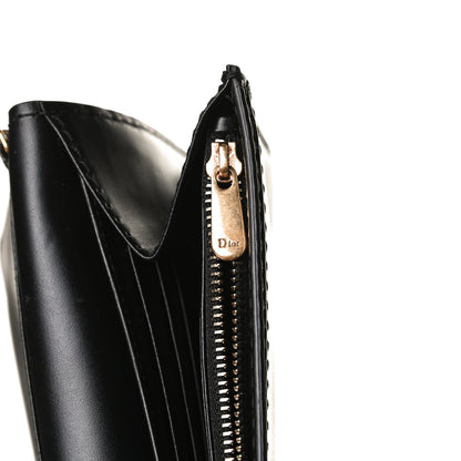 Christian Dior Smooth Calfskin J'adior Croisiere Chain Wallet Black 12 of 13