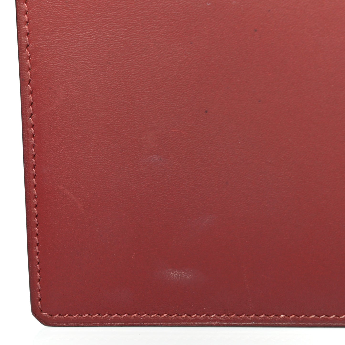 Veau Sombrero Tadelakt Manhattan Wallet Rouge H