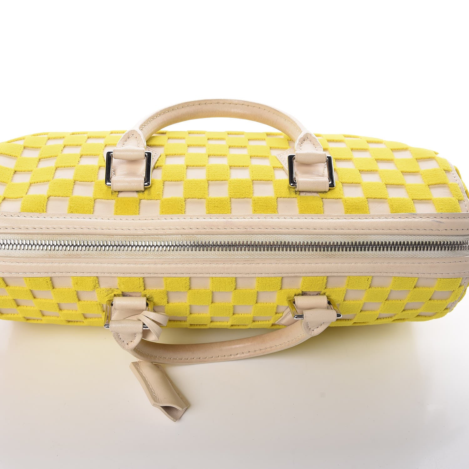 Louis Vuitton Damier Cubic Speedy East West Yellow 19 of 33