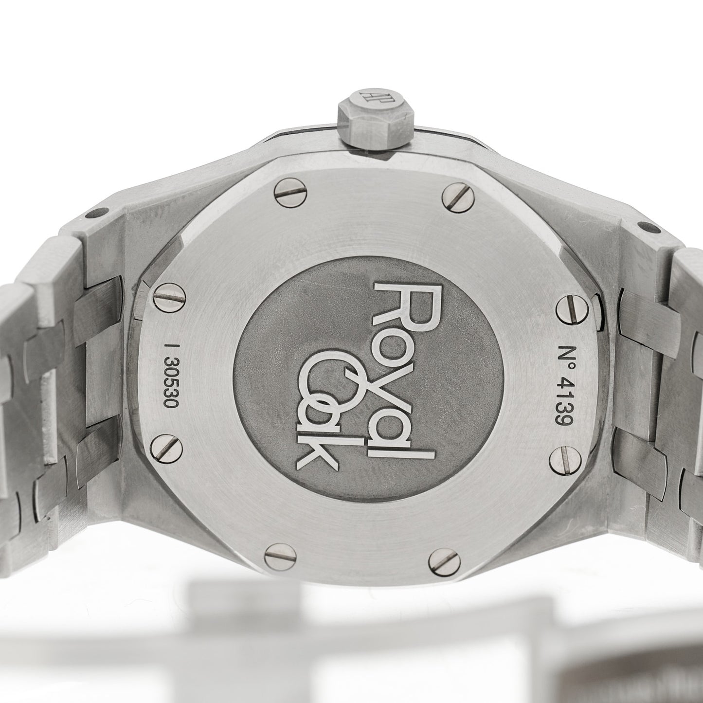 Stainless Steel Diamond 33mm Royal Oak Quartz Watch White 67651ST.ZZ.D011CR.01