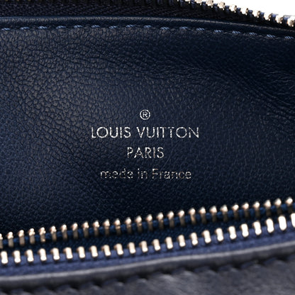 Louis Vuitton Lambskin Embossed Monogram Coussin PM Navy 8 of 13