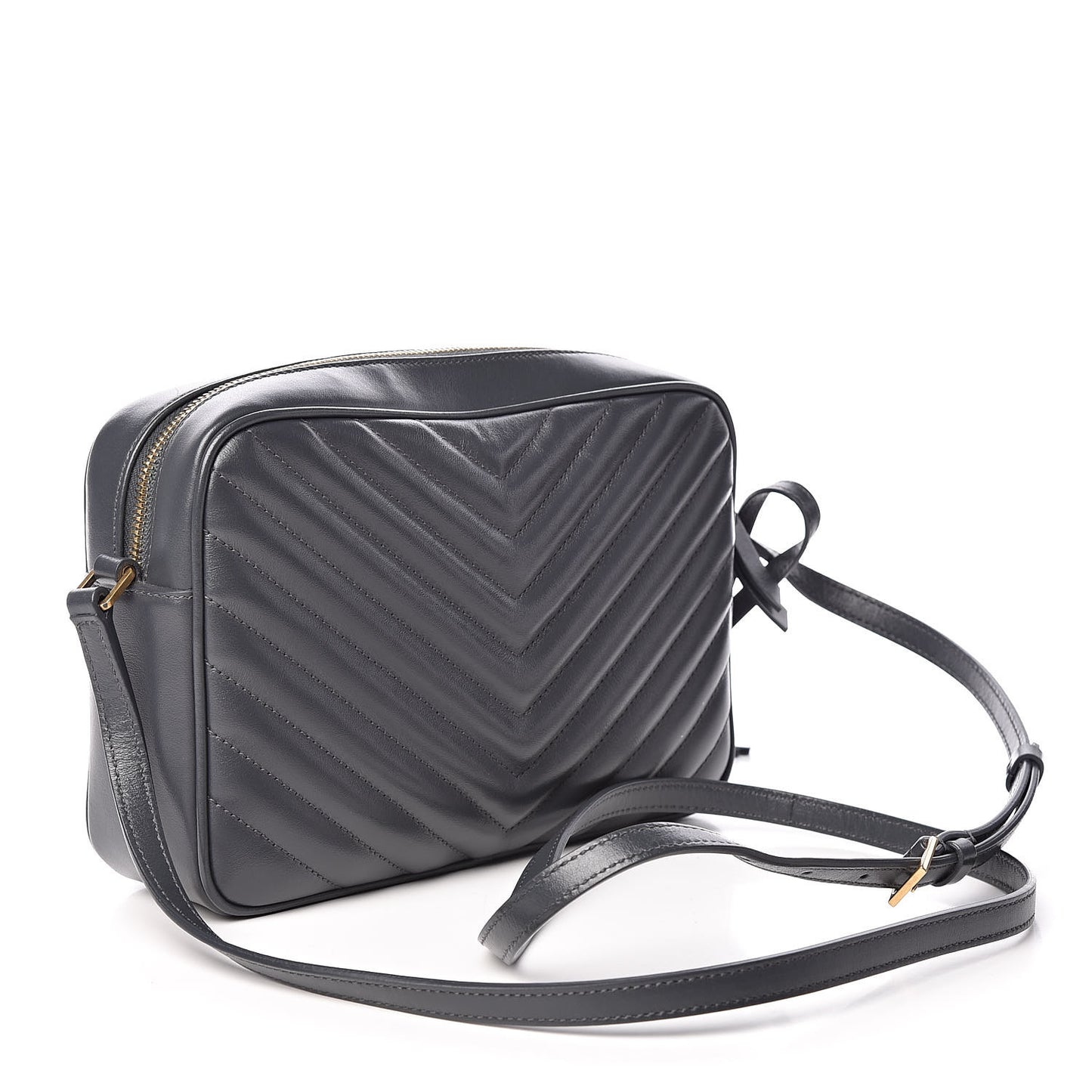 Calfskin Matelasse Monogram Lou Camera Bag Dark Smog
