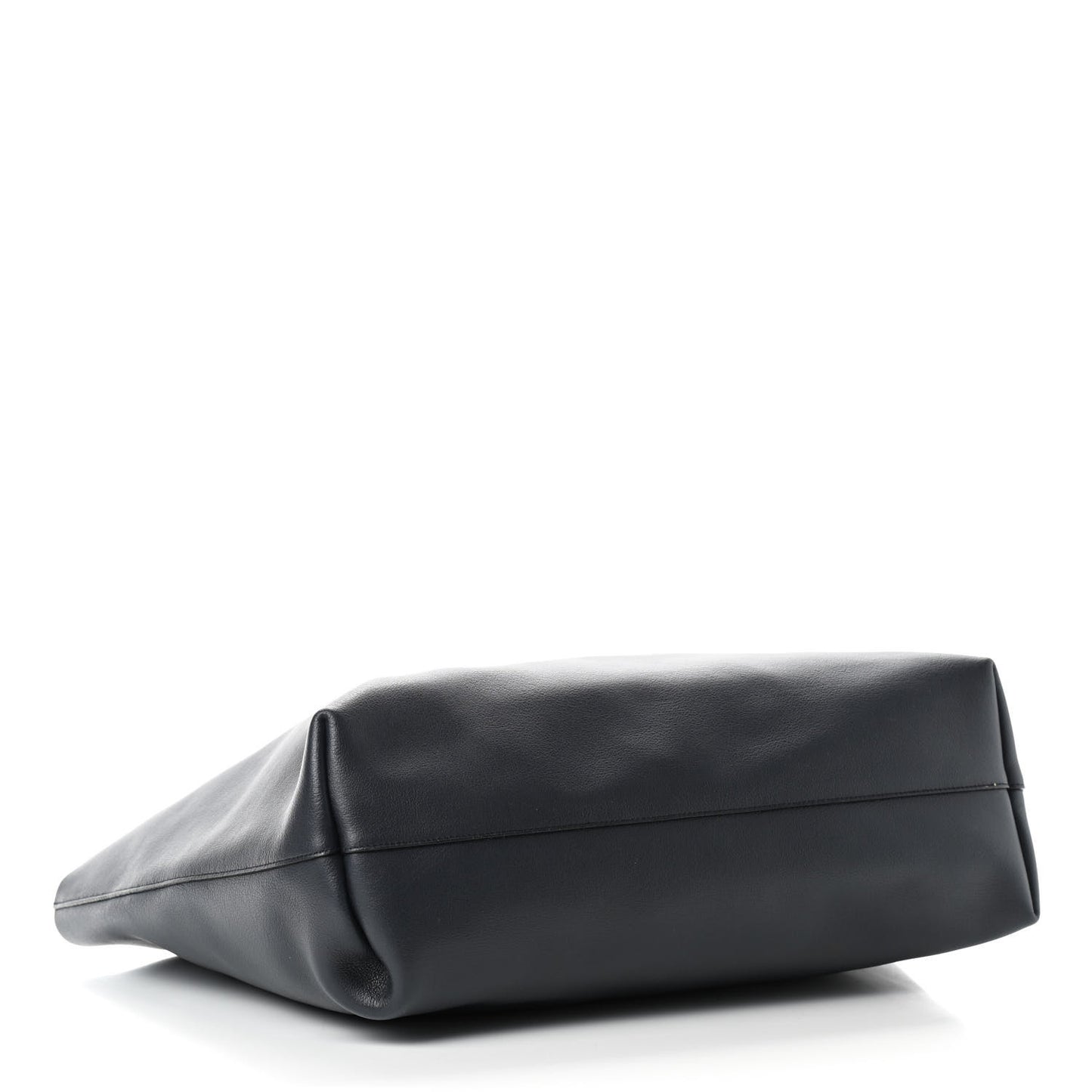 Calfskin Large Shopping Tote Black