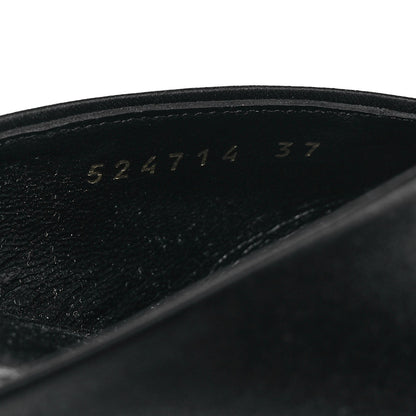Balenciaga Satin Pointed Toe Knife 40mm Mules 37 Black 8 of 8