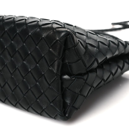 Bottega Veneta Nappa Intrecciato Small Andiamo Shoulder Bag Black 9 of 9