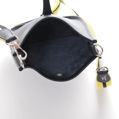 Hermes Epsom Amazone Evelyne TPM Bleu Indigo Lime 7 of 7
