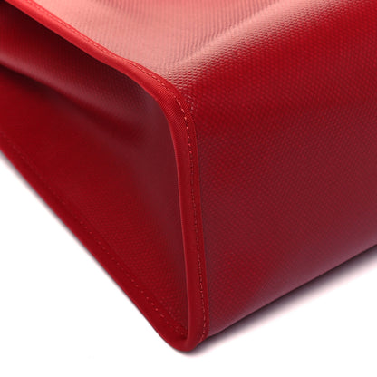 Hermes Toile H Berline Vache Hunter Herbag Zip PM 31 Rouge Piment Ecru 6 of 7
