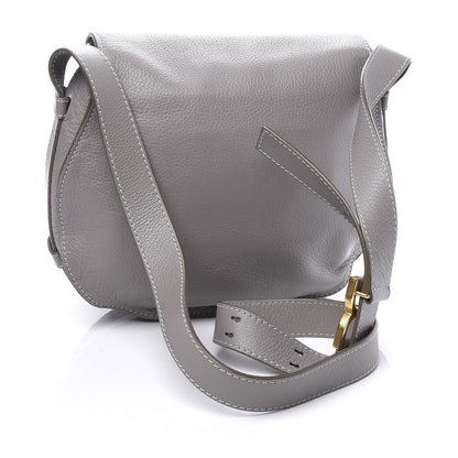 Chloe Calfskin Medium Marcie Round Crossbody Bag Cashmere Grey 2 of 9