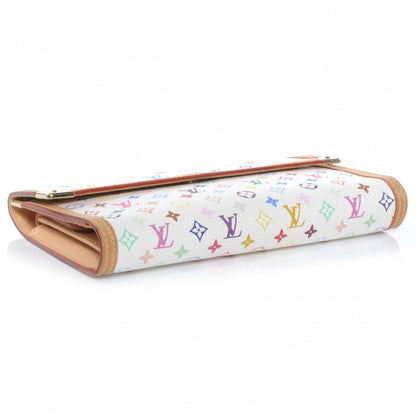 Louis Vuitton Monogram Multicolor Porte Tresor International Wallet White 4 of 7