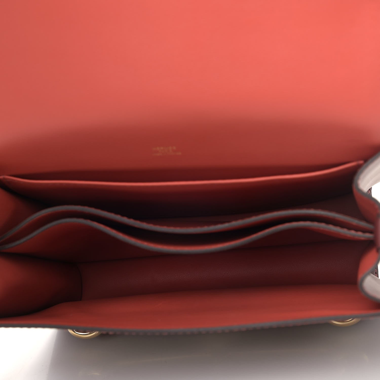 Hermes Veau Doblis Sombrero Evercolor Sac Roulis 23 Fauve Rouge H Sanguine 4 of 4
