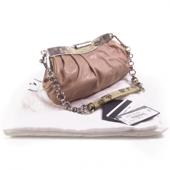 Prada Calfskin Karung Trim SKIPPER Evening Bag 3 of 12