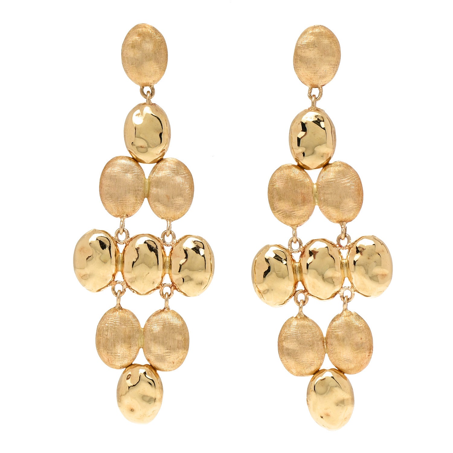 Marco Bicego 18K Yellow Gold Siviglia Chandelier Drop Earrings 1 of 4