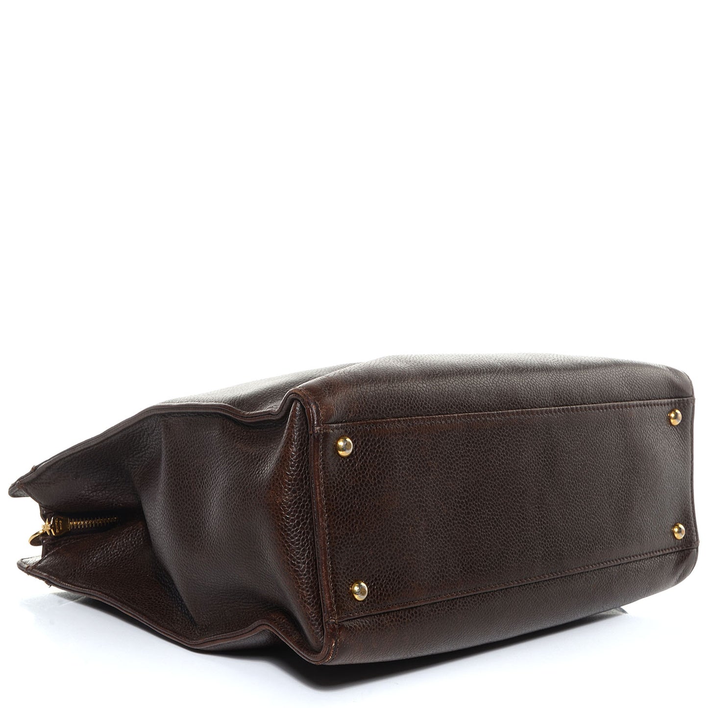 Caviar Shoulder Bag Brown