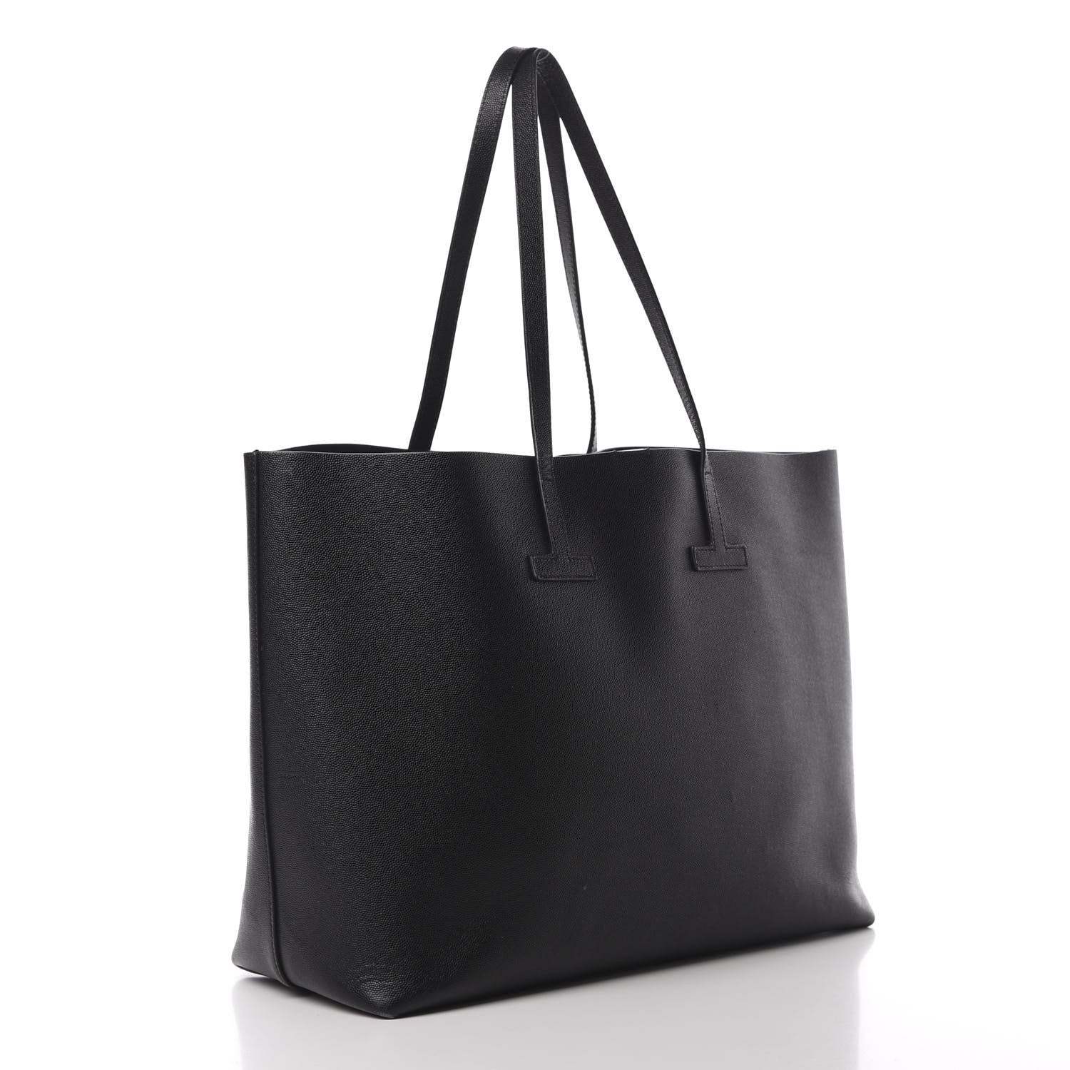 Tom Ford Saffiano Medium T Tote Black 3 of 14