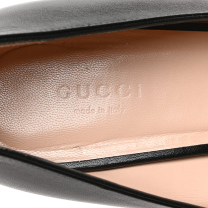 Gucci Malaga Kid GG Marmont Fringe 50mm Loafer Pumps 41 Black 7 of 8