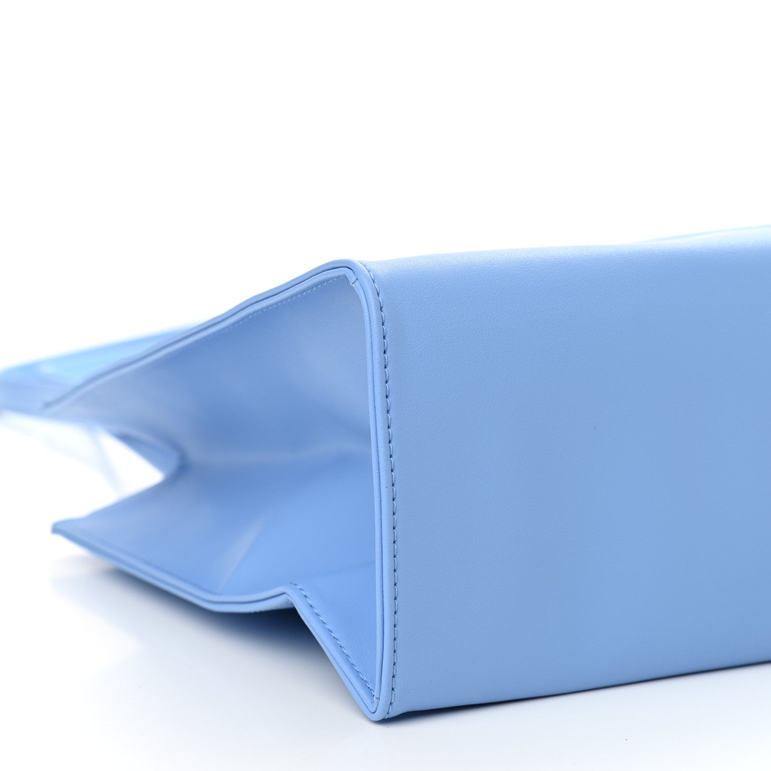 Telfar Vegan Leather Medium Shopping Bag Cerulean 8 of 9