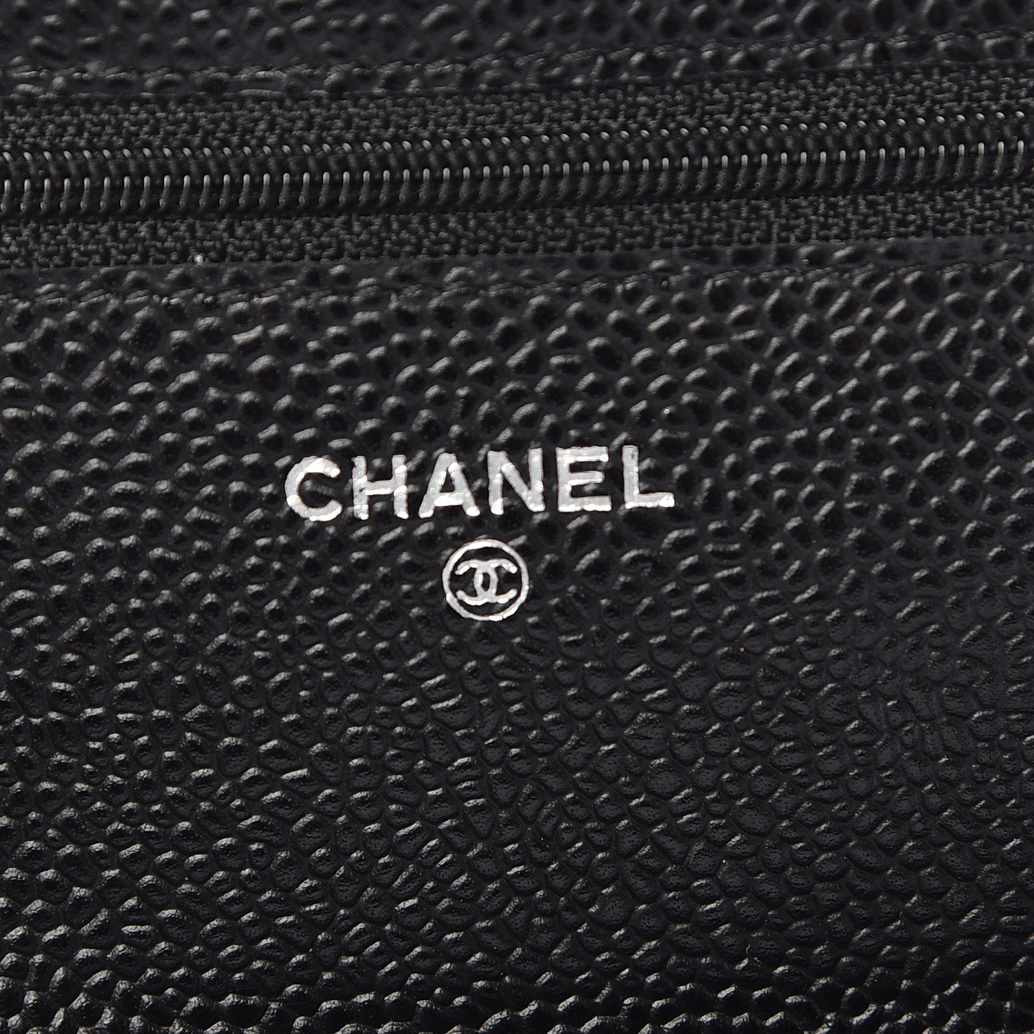 Chanel Caviar Quilted Wallet On Chain WOC Black 6 of 12