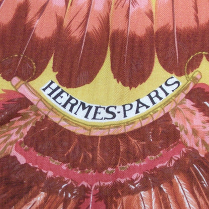 Hermes Cashmere Silk Brazil Shawl GM 140 6 of 8