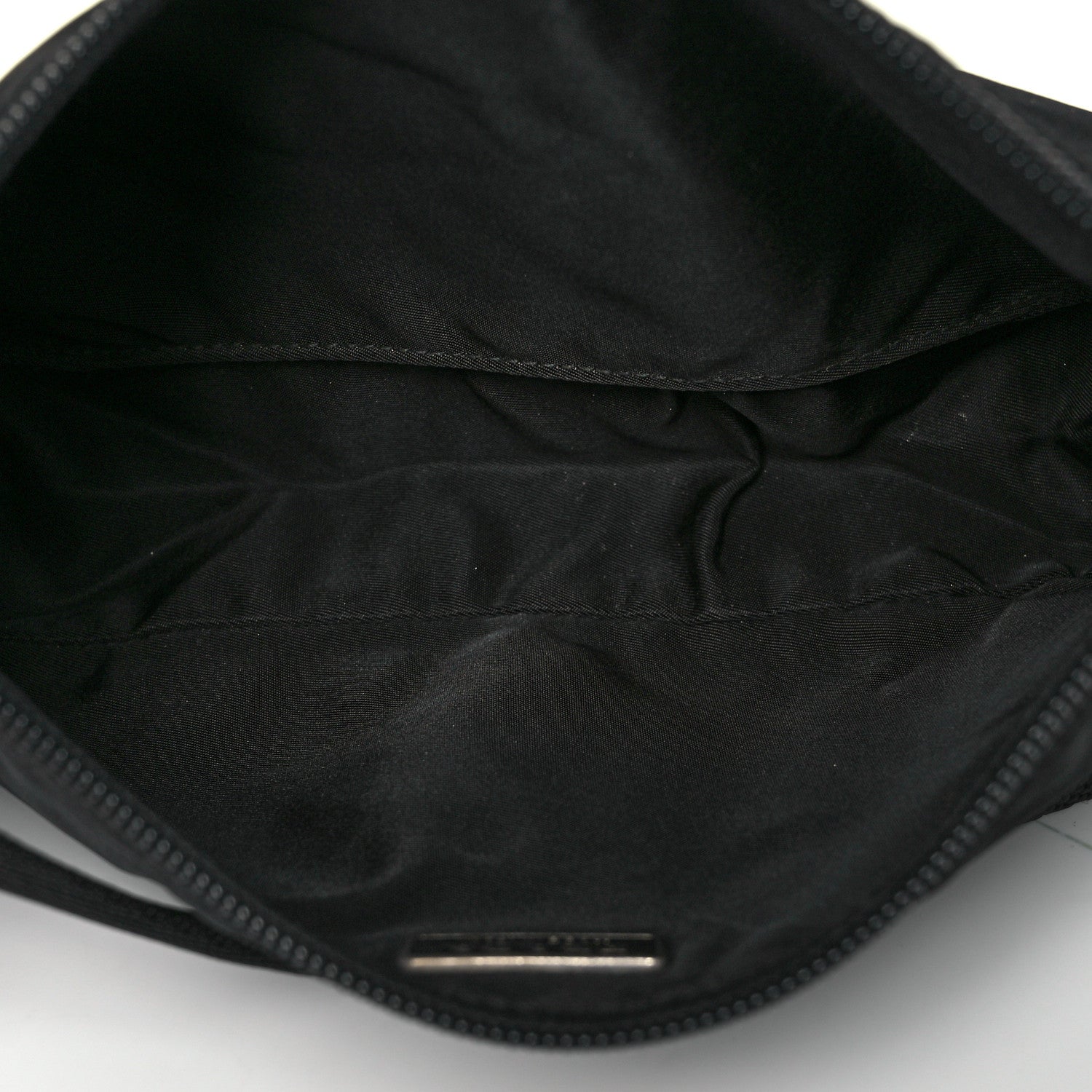 Prada Tessuto Nylon Pochette Bag Black 5 of 9