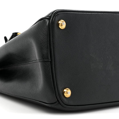Prada Saffiano Medium Galleria Double Zip Tote Black 10 of 22