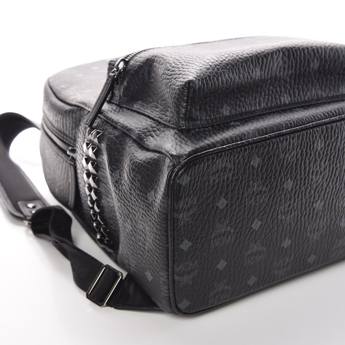 Visetos Medium Side Studs Stark Backpack Black
