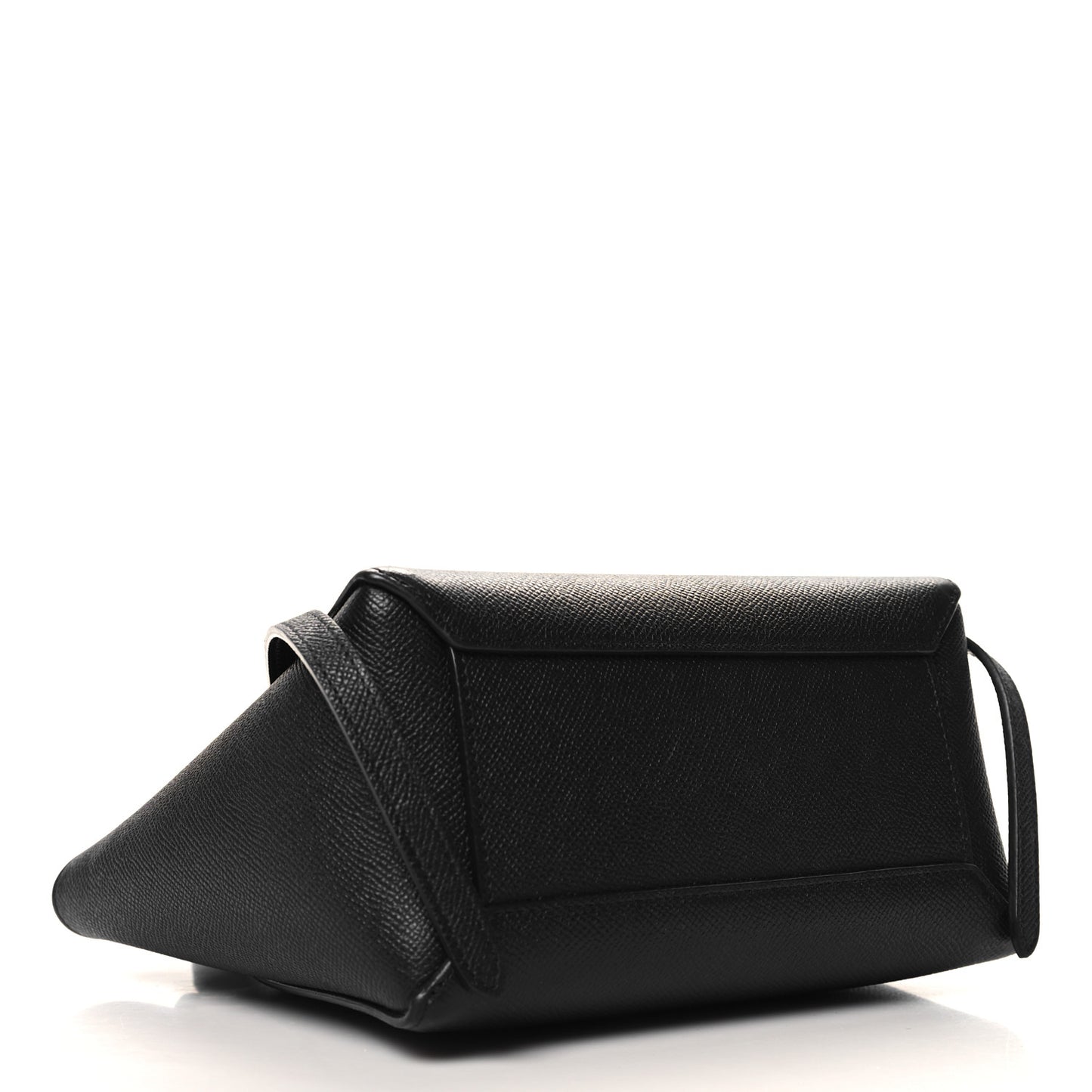 Grained Calfskin Nano Belt Bag Black