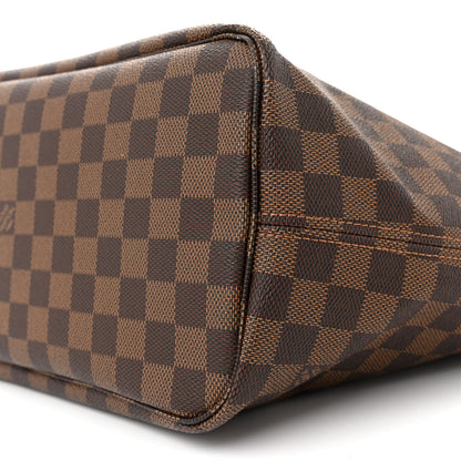 Louis Vuitton Damier Ebene Neo Neverfull MM Rose Ballerine 9 of 9