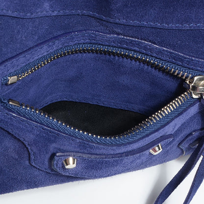Balenciaga Baby Daim Suede Classic Hardware Hip Bleu Nuit 8 of 9