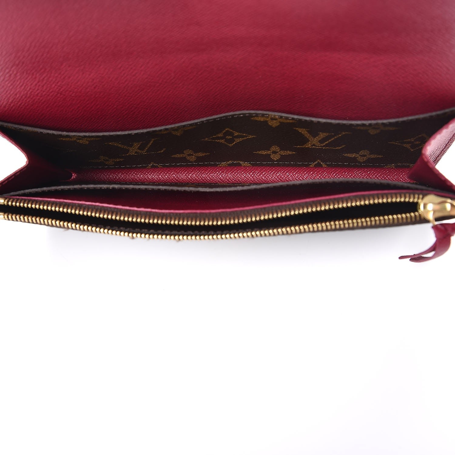 Louis Vuitton Monogram Emilie Wallet Fuchsia 5 of 7