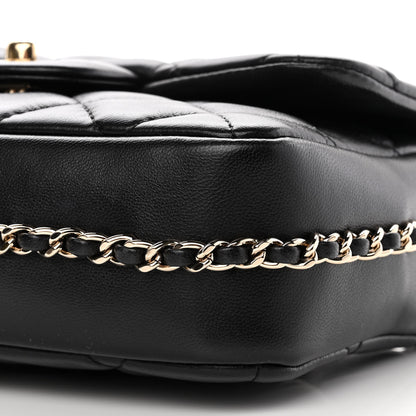 Chanel Lambskin Quilted Small My Precious Flap Black 10 of 11
