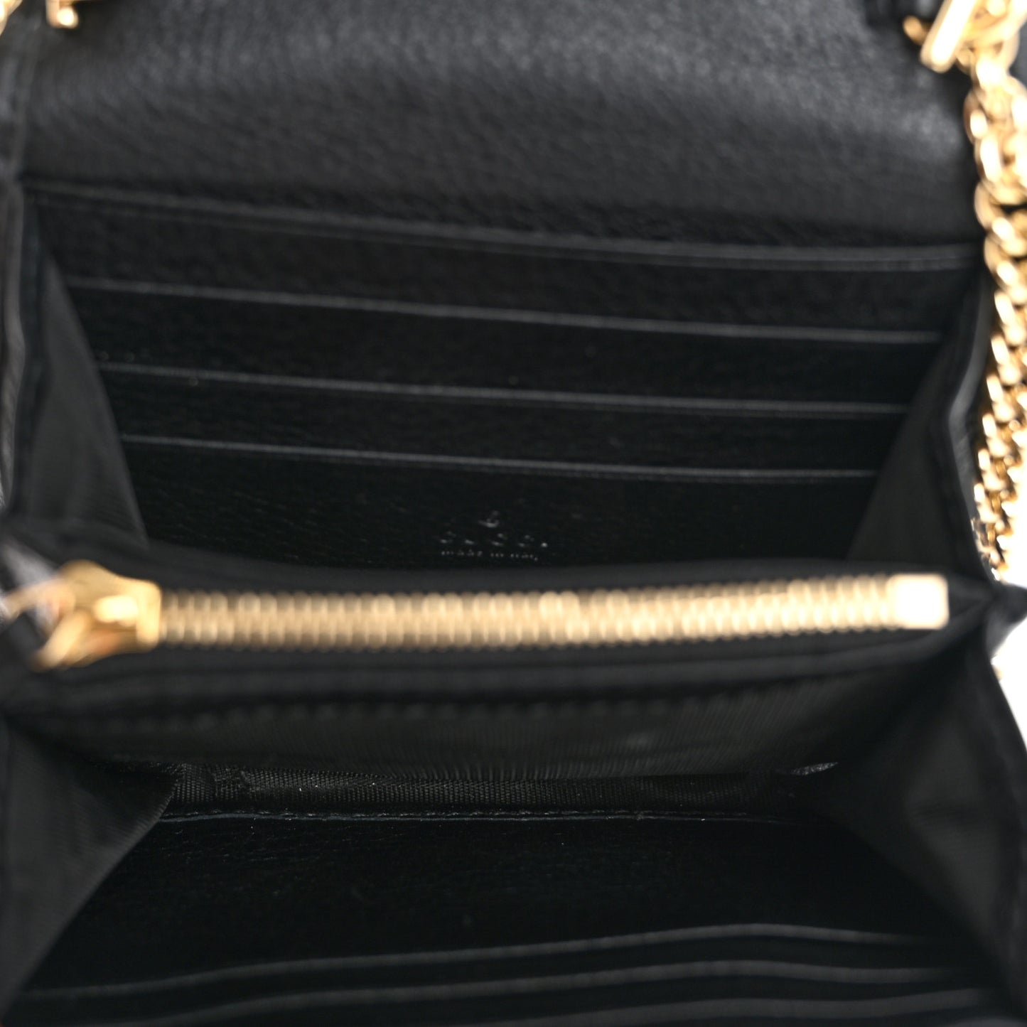 Roxy Calfskin Medium Blondie Chain Wallet Black