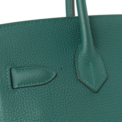 Hermes Togo Birkin 30 Malachite 11 of 14
