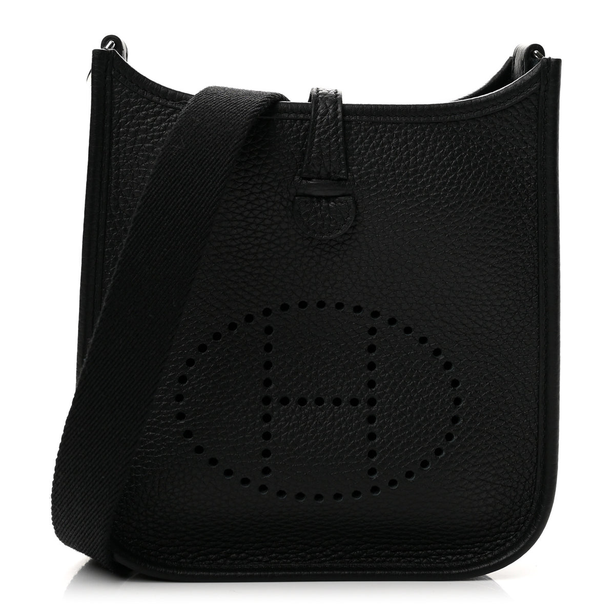Hermes Taurillon Clemence Evelyne TPM Black 1 of 11