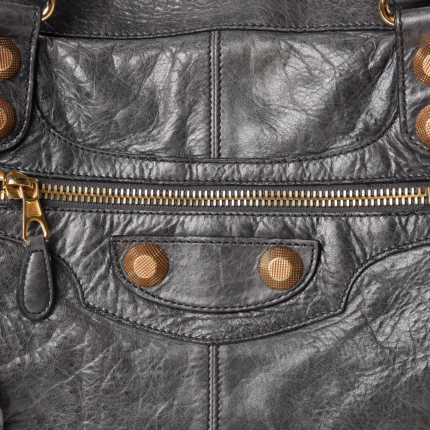Agneau Giant 21 Gold Hardware Work Anthracite