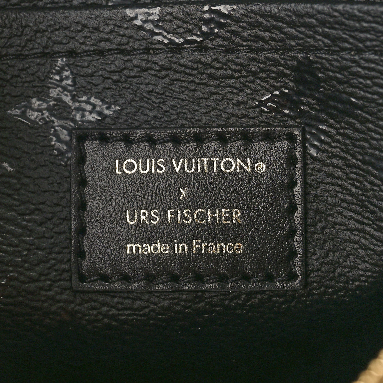 Louis Vuitton X UF Tufted Monogram Pochette Accessories Black Red 6 of 9