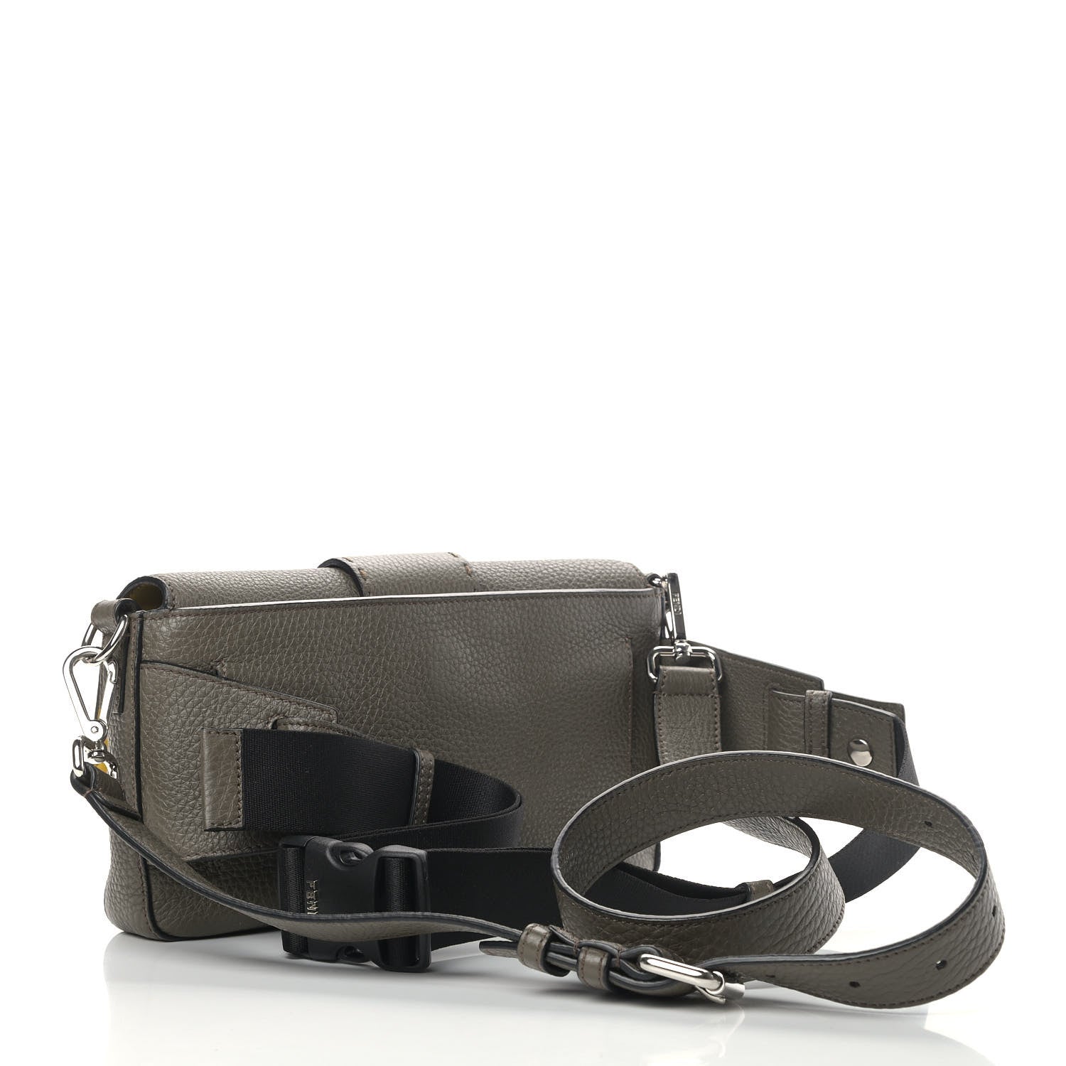 Fendi Cuoio Romano Selleria Belt Baguette Bag Taupe 4 of 11