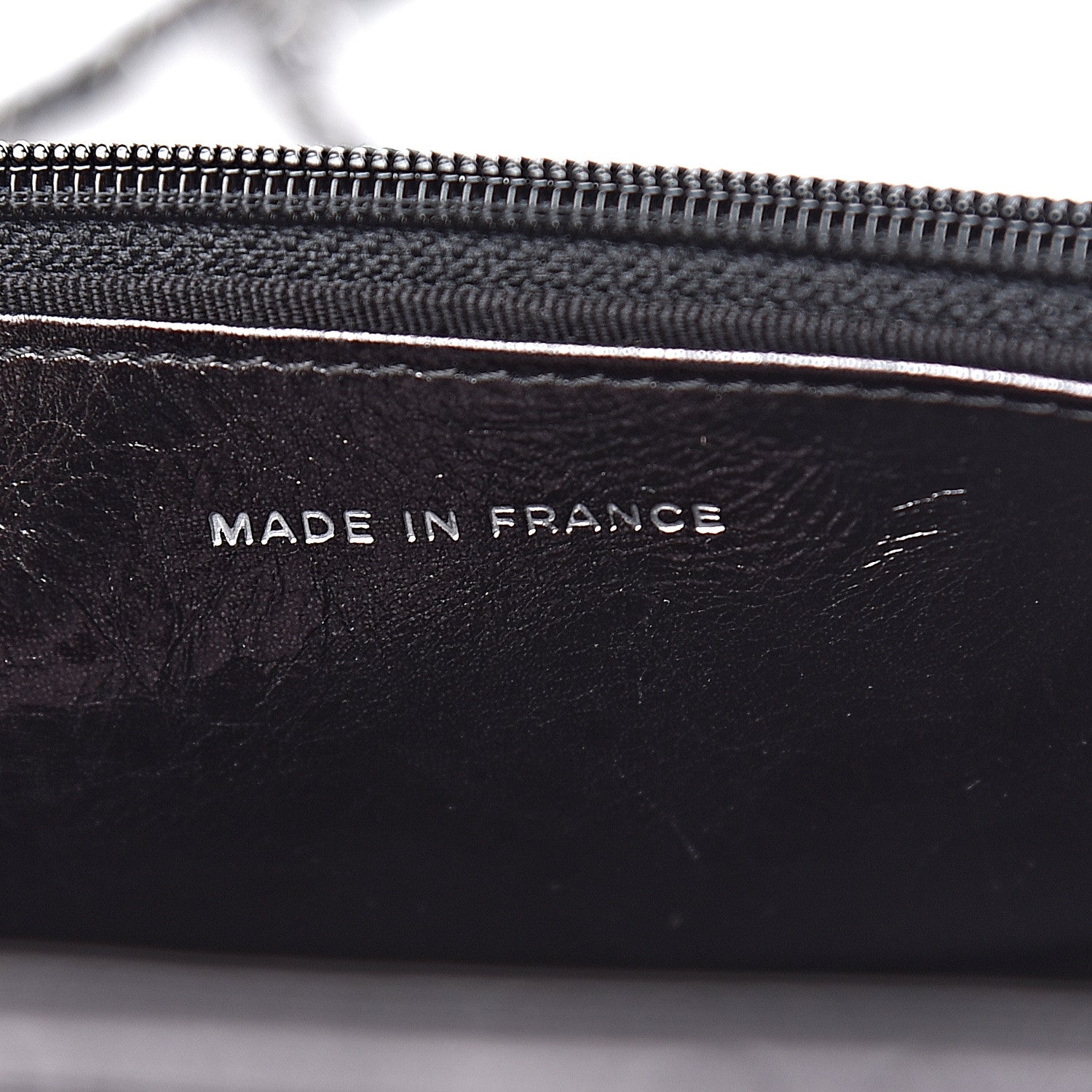 Chanel Metallic Calfskin Reissue Wallet On Chain WOC Black 7 of 12
