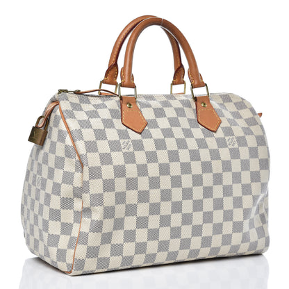 Louis Vuitton Damier Azur Speedy 30 3 of 15