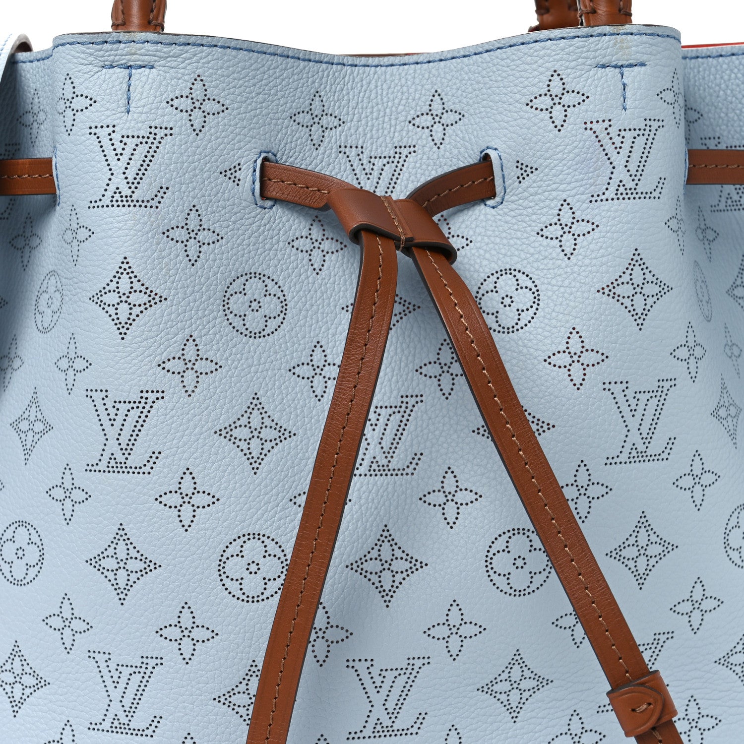 Louis Vuitton Mahina Girolata Blue Horizon Pumpkin 8 of 10
