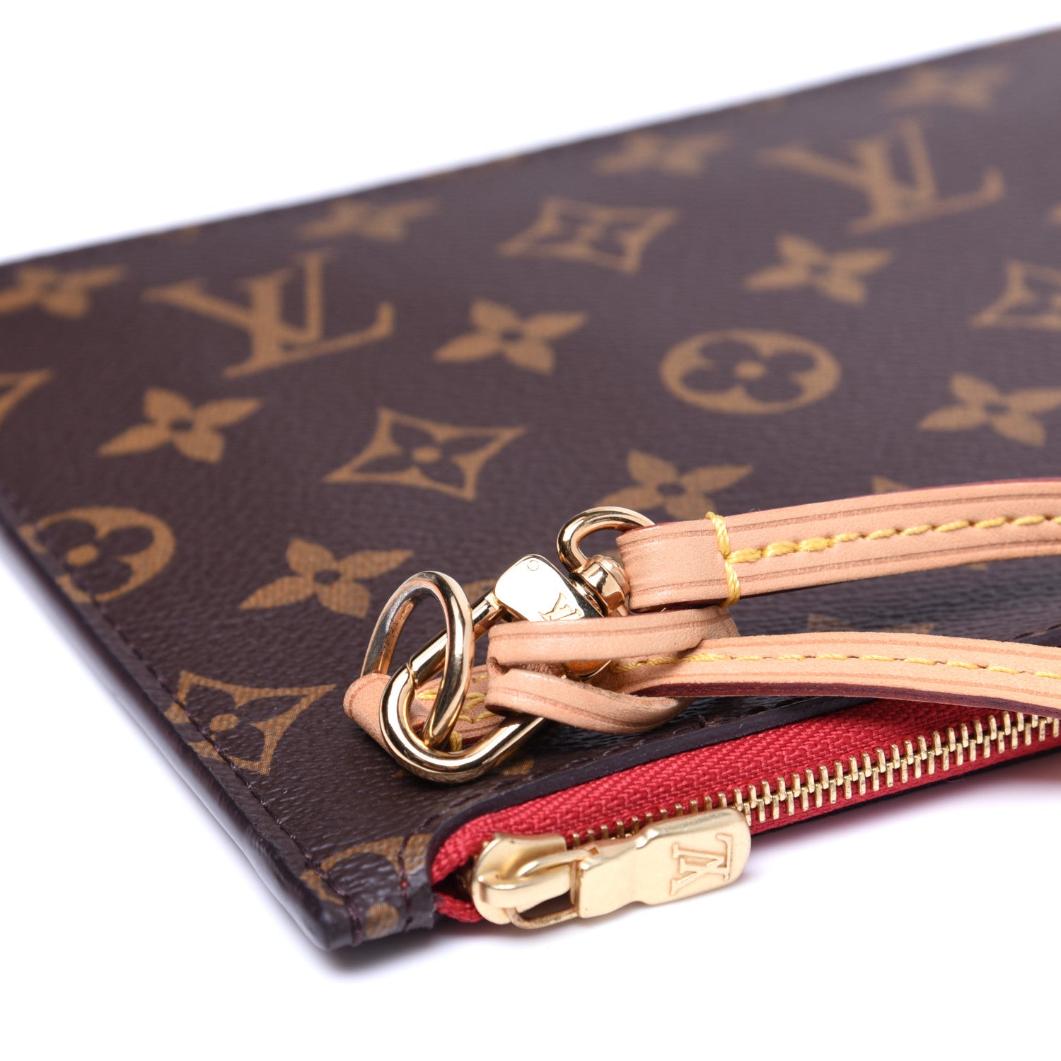 Louis Vuitton Monogram Neverfull MM GM Pochette Cherry 8 of 10