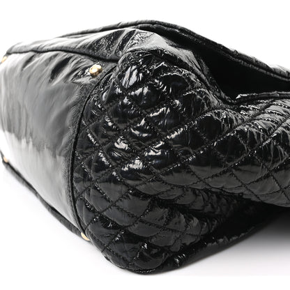 Chanel Vinyl XXL Rock and Chain Flap Black 9 of 9