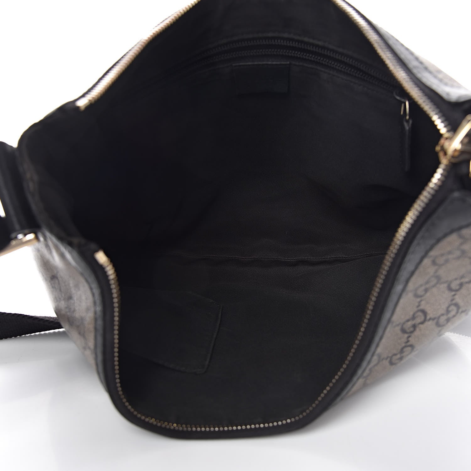 Gucci Crystal Monogram Medium Half Moon Hobo Black 7 of 12