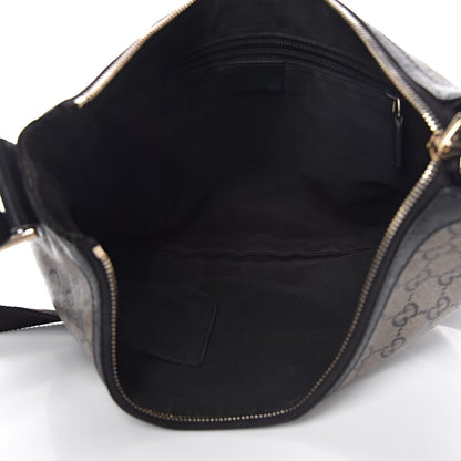 Gucci Crystal Monogram Medium Half Moon Hobo Black 7 of 12