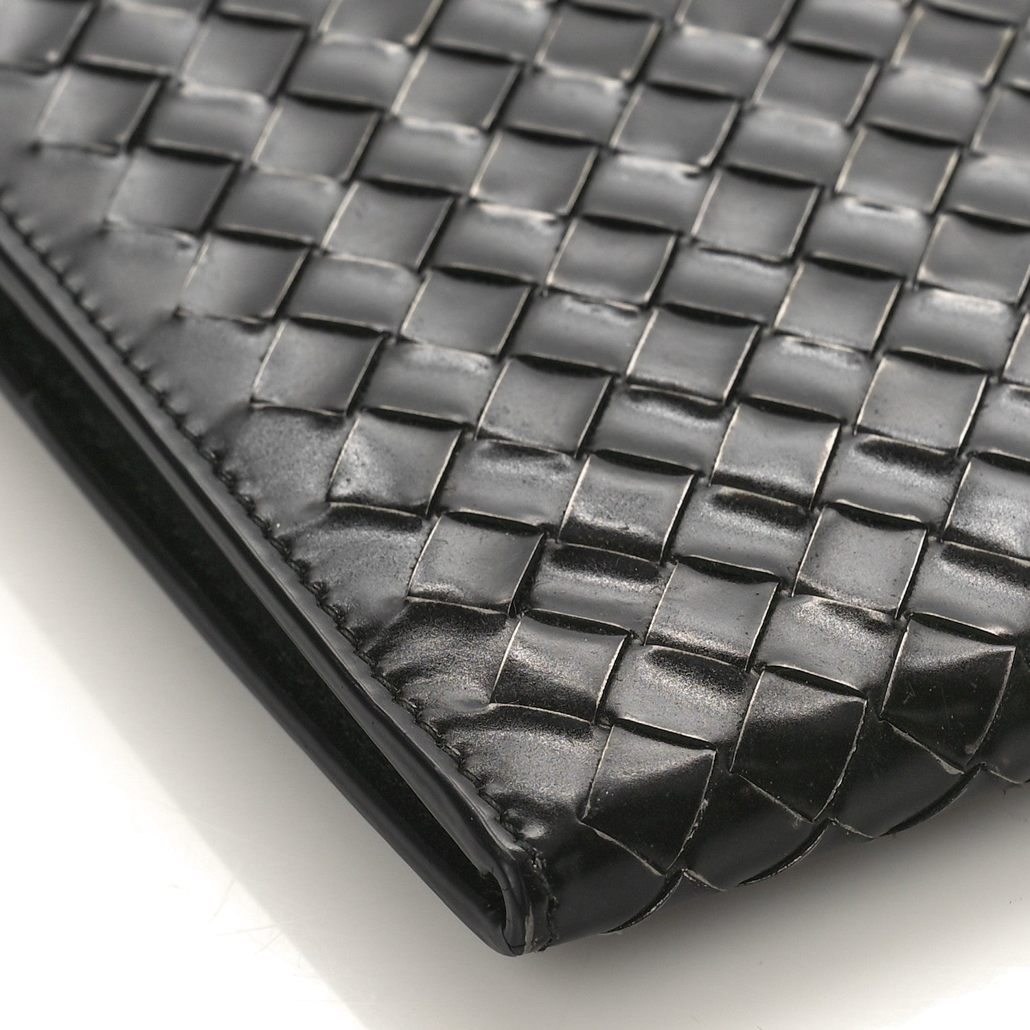 Bottega Veneta Nappa Intrecciato Flat Zip Pouch Black 7 of 8